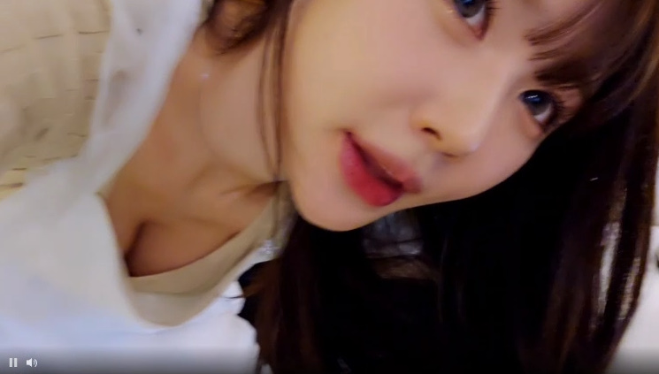 금화 아이보리색 골지동탄룩 환상골반+가슴골